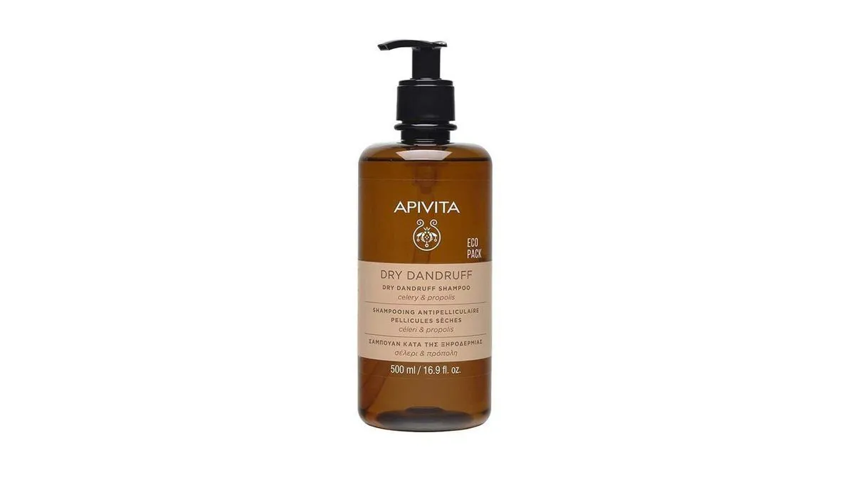 Apivita Eco Pack Shampoo Κατά Της Ξηροδερμίας Σέλερι & Πρόπολη 500 ml