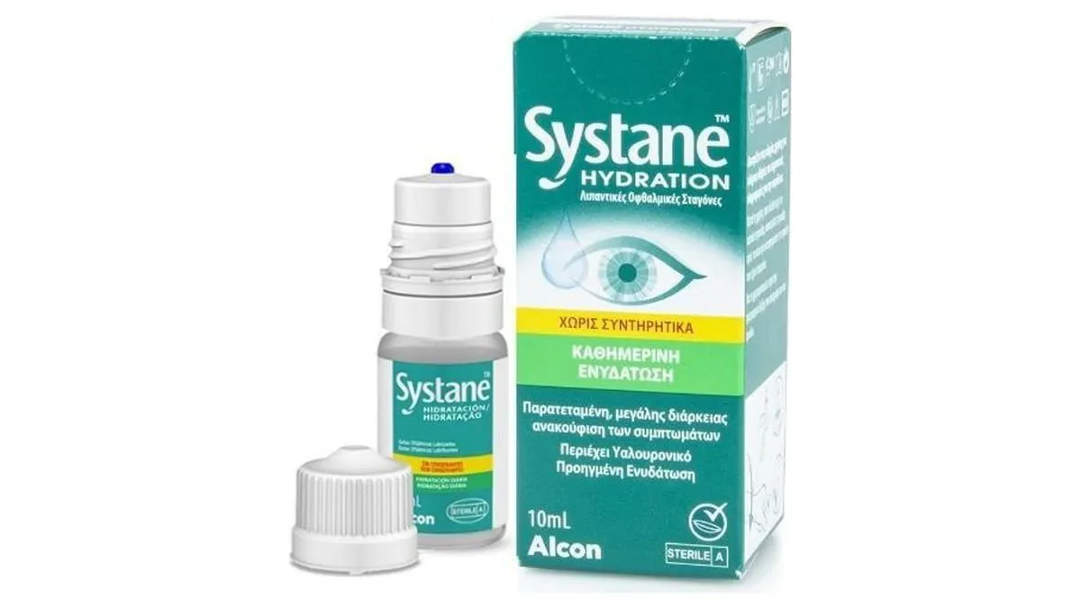 Systane Hydration Drops Χωρίς Συντηρητικά 10 ml