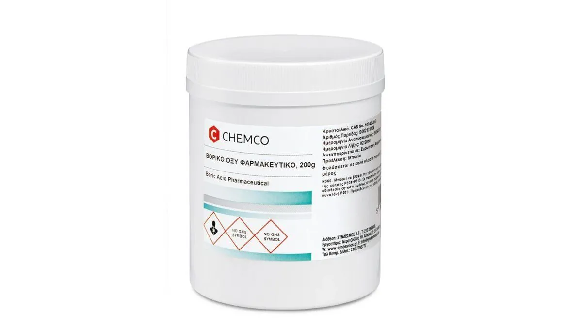 Acid Boric Crystal Ph.Eur.200G