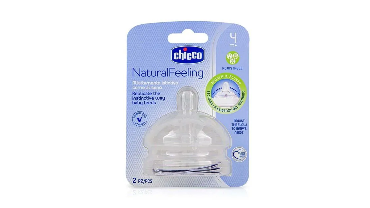 Chicco Natural Feel Θηλη Σιλικ 4+