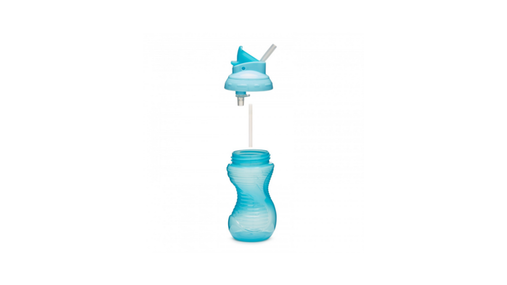 Munchkin Mighty Grip Εκπαιδευτικό Ποτηράκι  Μπλε 9m+ 296ml