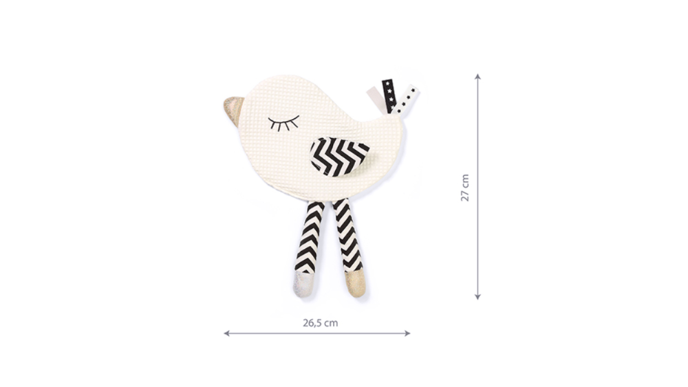 BabyOno Βαμβακερό πανάκι παρηγοριάς & αγκαλιάς-Little Birdie