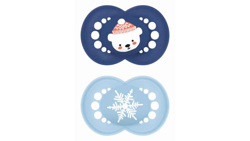 Mam Πιπίλα Original Σιλκόνης 6-16 Μηνών Winter Limited Edition Boy