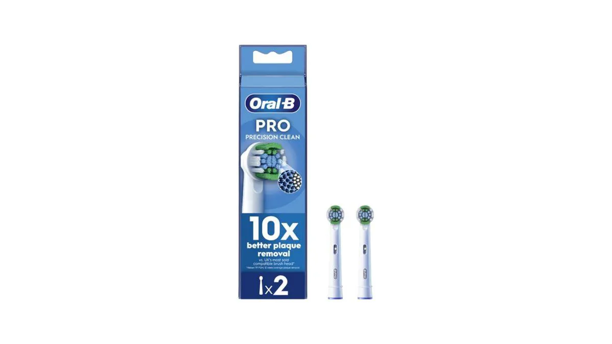 ORAL-B PRECISION CLEAN 2 BRUSH HEADS
