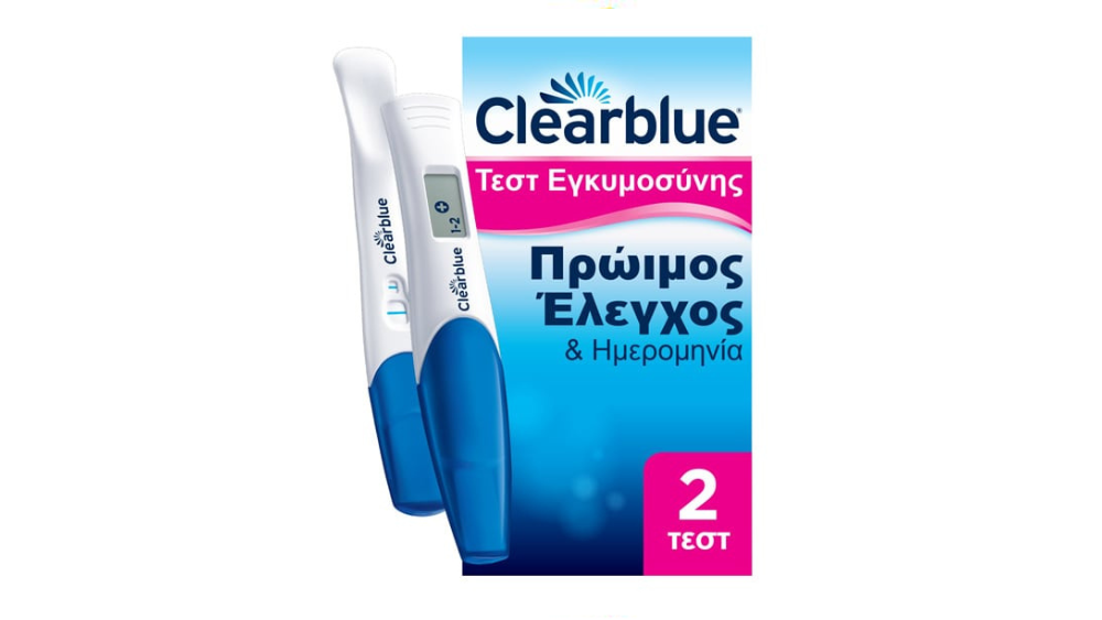 CLEAR BLUE DIGITAL ΕΓΚΥΜΟΣΥΝΗΣ x2