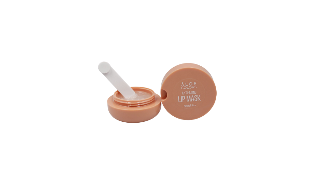 Aloe+ Colors Lip Mask Natural Kiss Anti-Aging 10ml - Μάσκα Χειλιών Αντιγήρανσης