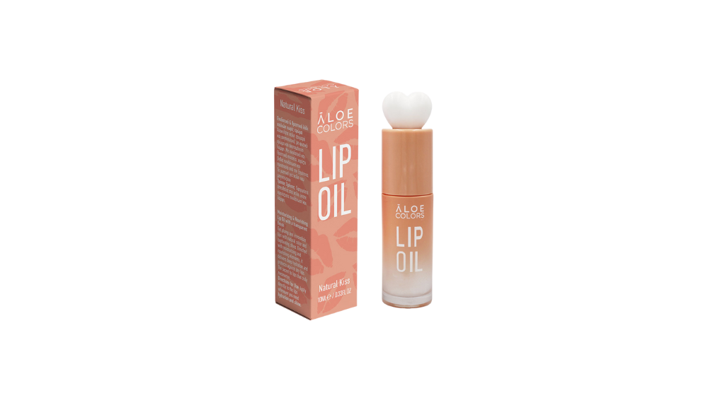 Aloe+ Colors Lip Oil Natural Kiss 10ml - Ενυδατικό Λάδι Χειλιών