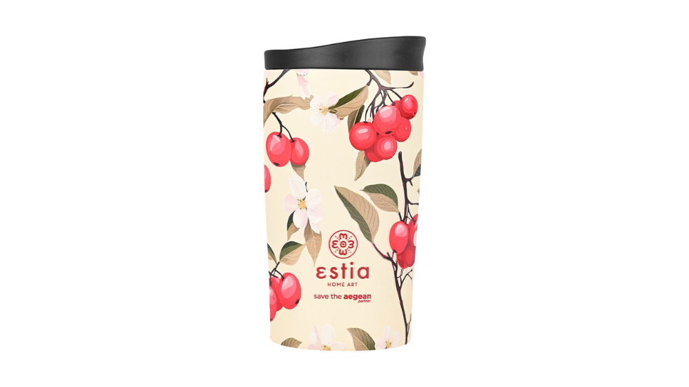 Estia Travel Mug 350ml Sakura Whisper Ποτήρι Θερμός Ανοξείδωτο