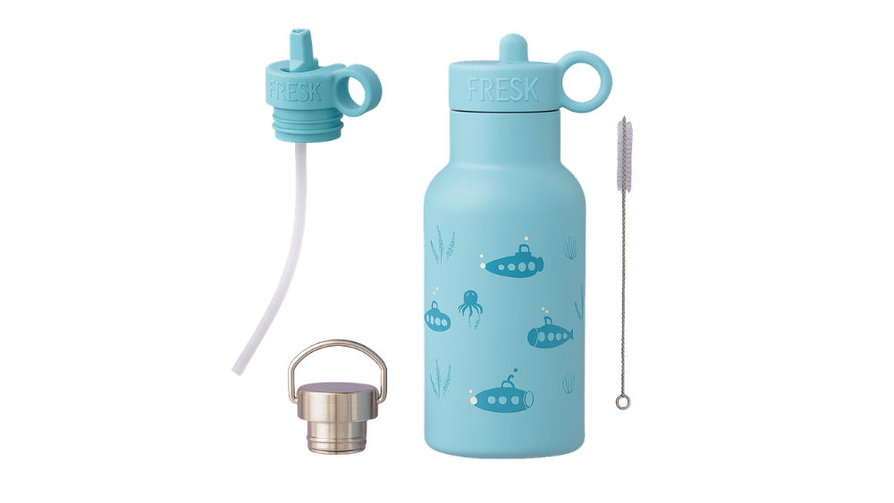 Fresk Nordic Flask Θερμός από Ανοξείδωτο Ατσάλι με Καλαμάκι 350ml Submarine