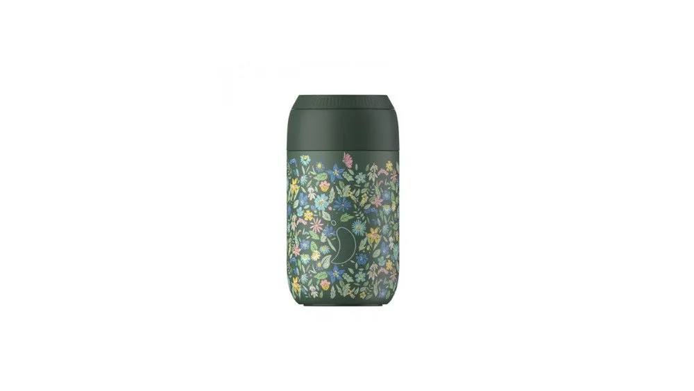 Chilly's | Series 2 Coffee Cup | Liberty Summer Sprigs Pine 340ml