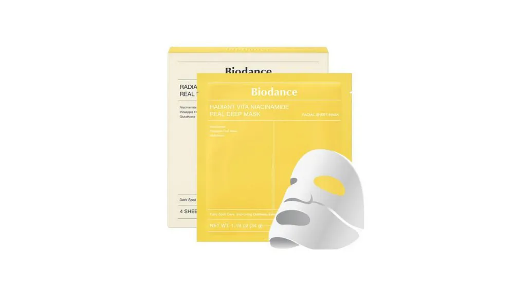 Biodance Radiant Vita Niacinamide Real Deep Mask 34g