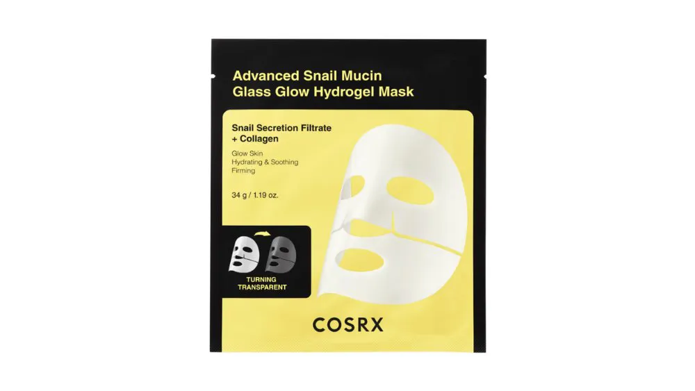 Cosrx Snail Mucin Glass Glow Hydrogel Mask 34g
