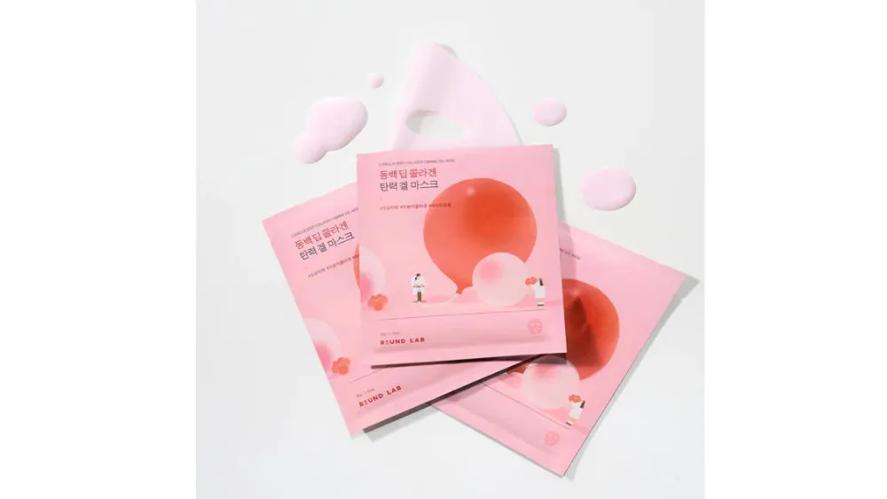 Roundlab Camellia Deep Collagen Firming Gel Mask - Μάσκα Κολλαγόνου 34g