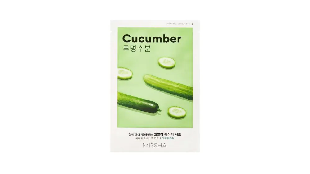 Missha Airy Fit Sheet Mask Cucumber 1pcs