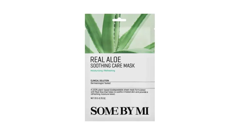 Some By Mi Real Aloe Soothing Care Mask Καταπραϋντική Μάσκα Προσώπου 20g