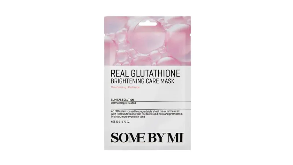 Some By Mi Real Glutathione Brightening Care Mask Μάσκα Προσώπου για Λάμψη 20g