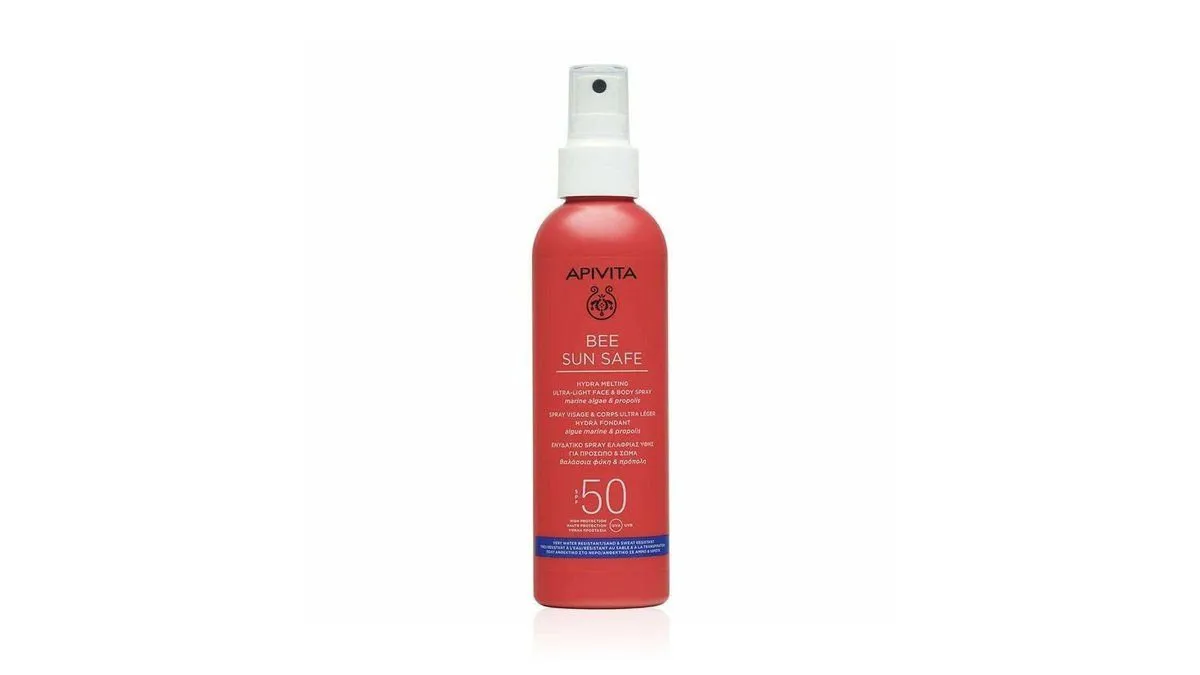 Apivita Bee Sun Safe Hydra Melting Ultra Light Face & Body Spray SPF50 Ενυδατικό Αντιηλιακό Προσώπου & Σώματος 200 ml