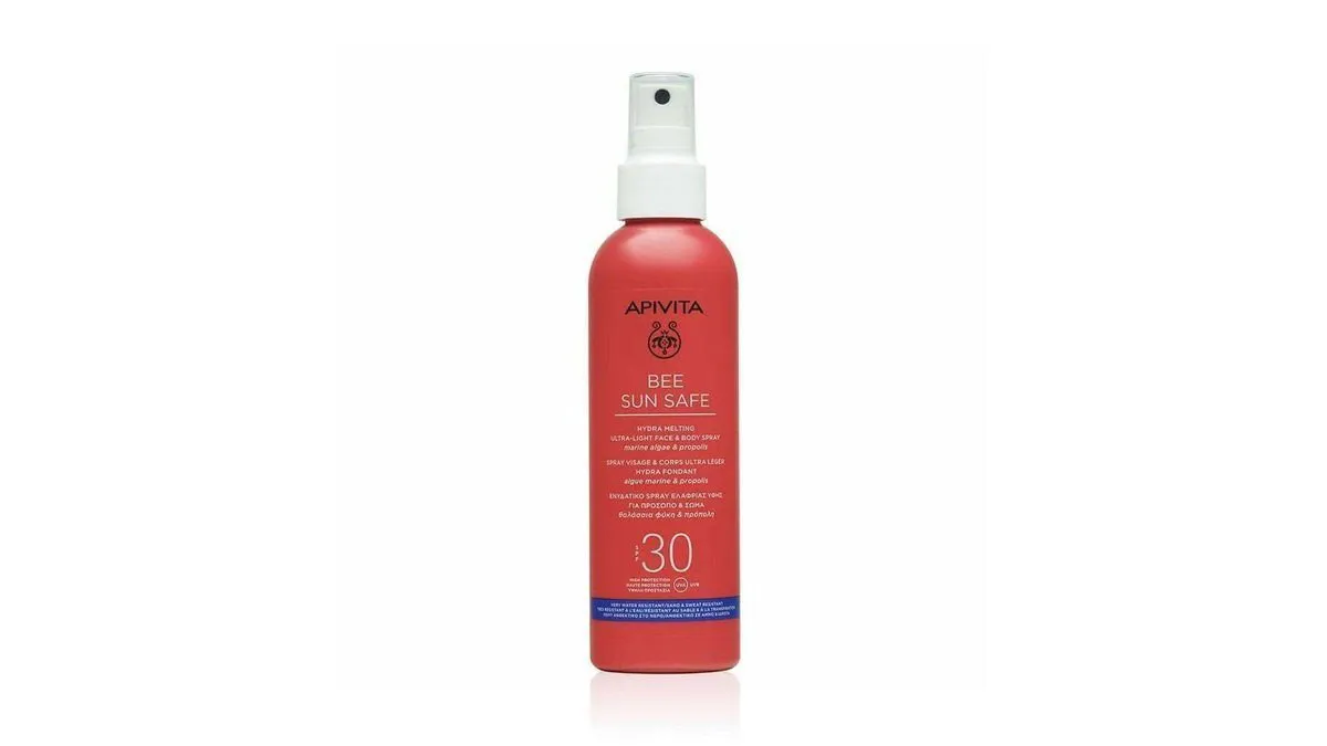 Apivita Bee Sun Safe Hydra Melting Ultra Light Face & Body Spray SPF30 Ενυδατικό Αντιηλιακό Προσώπου & Σώματος 200 ml