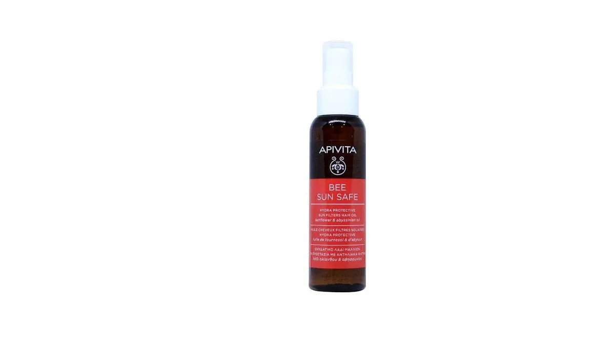 Apivita Bee Sun Safe Hydra Protection Sun Hair Oil Αντηλιακό Λάδι Μαλλιών 100ml
