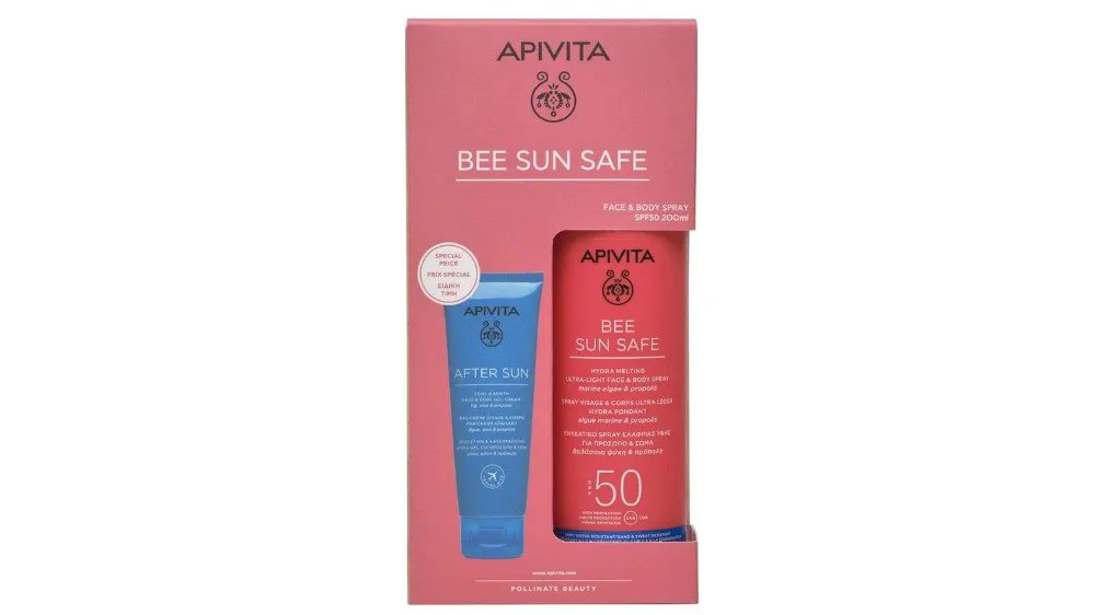 Apivita Bee Sun Safe Promo Spray SPF50 Ενυδατικό Σπρέι για Προσώπο & Σώμα