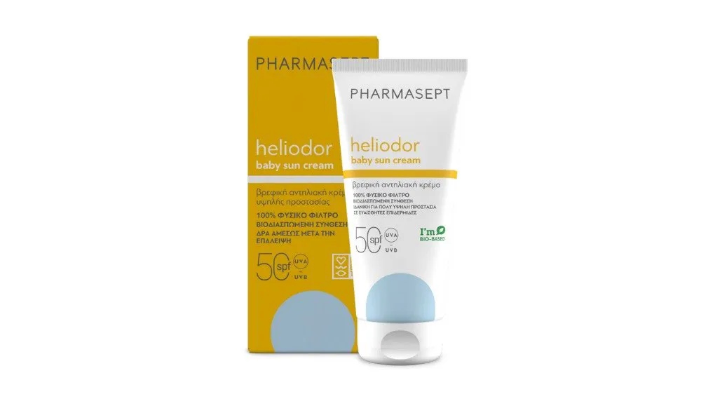 Pharmasept Heliodor Baby Sun Cream Βρεφiκη Aντηλ. Kρέμα Προσώπου & Σώματος Spf50