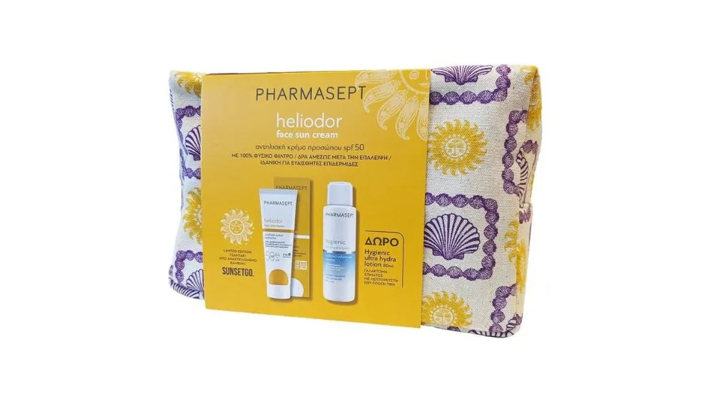 Pharmasept Set Heliodor με Face Sun Cream SPF50 50ml