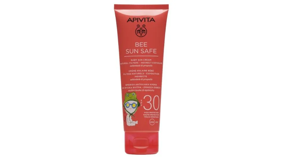 Apivita Bee Sun Safe Βρεφική Αντιηλιακή Κρέμα με Φυσικά Φίλτρα SPF30 100ml