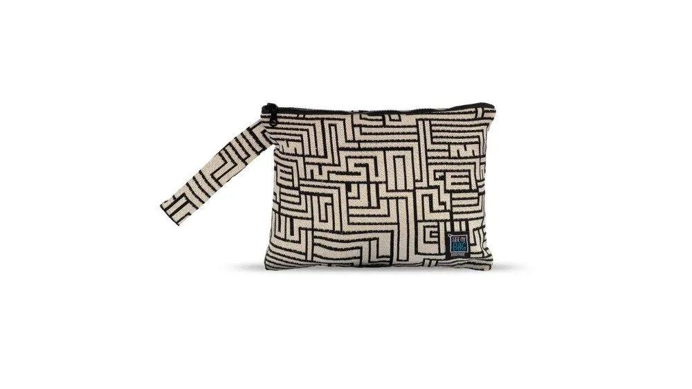 See My Bag Wet Bag Small Dedalo White