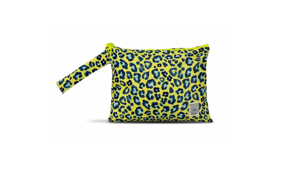 See My Bag Wet Bag Small Cheetah Yellow