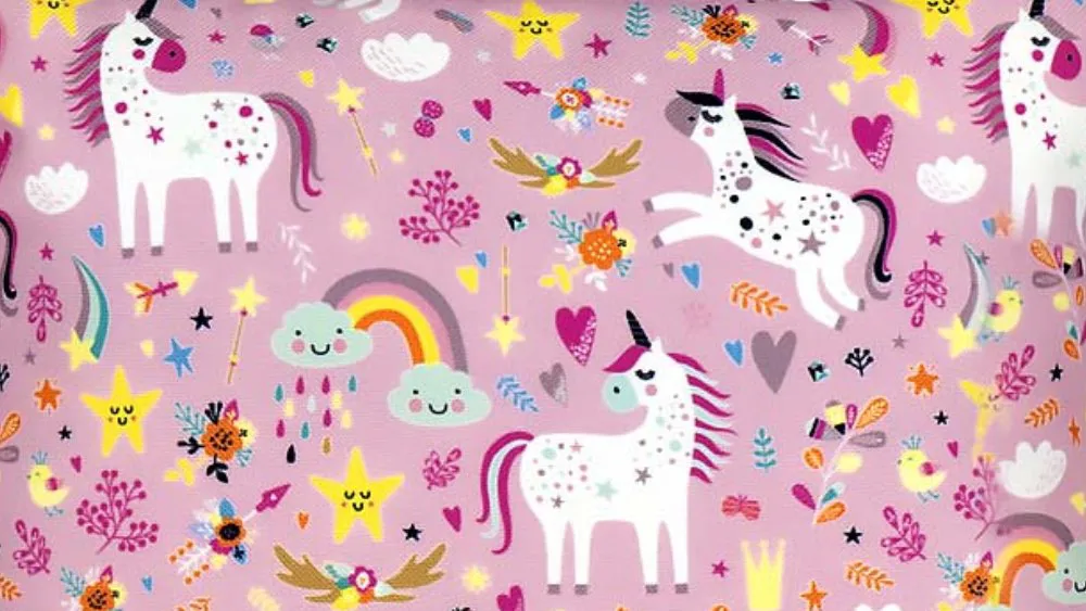 See My Bag Scrunchie Unicorns